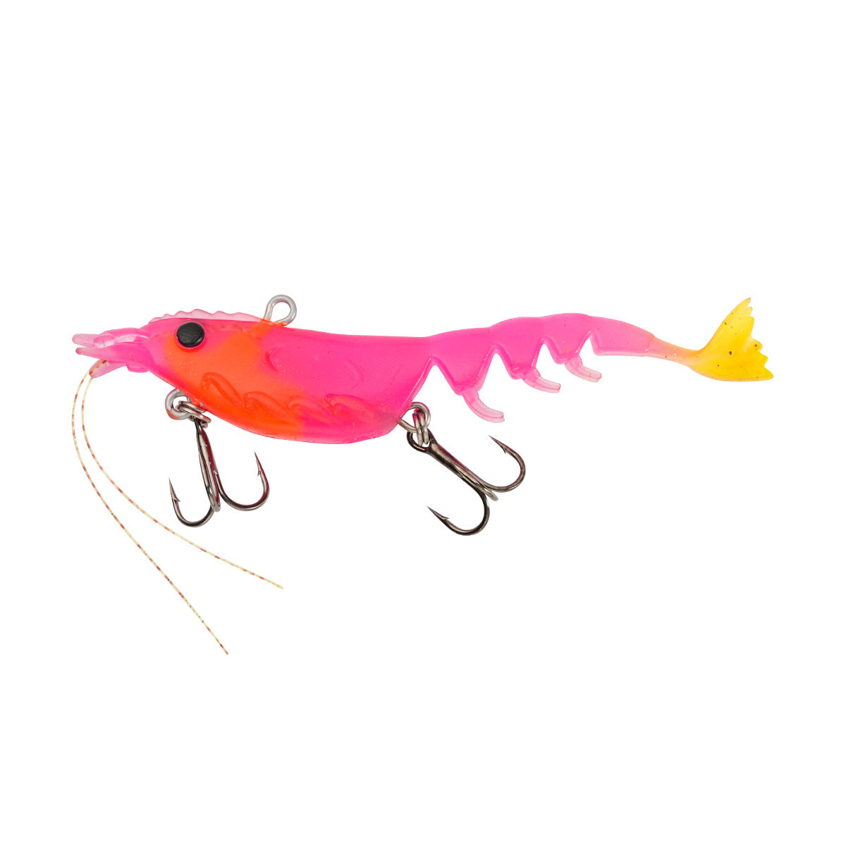 YEZIXIN Multi Joint Lead Head Soft Shrimp Lure 11g Lifelike Articulated Swimbaits for Bass Perch Saltwater Fishing