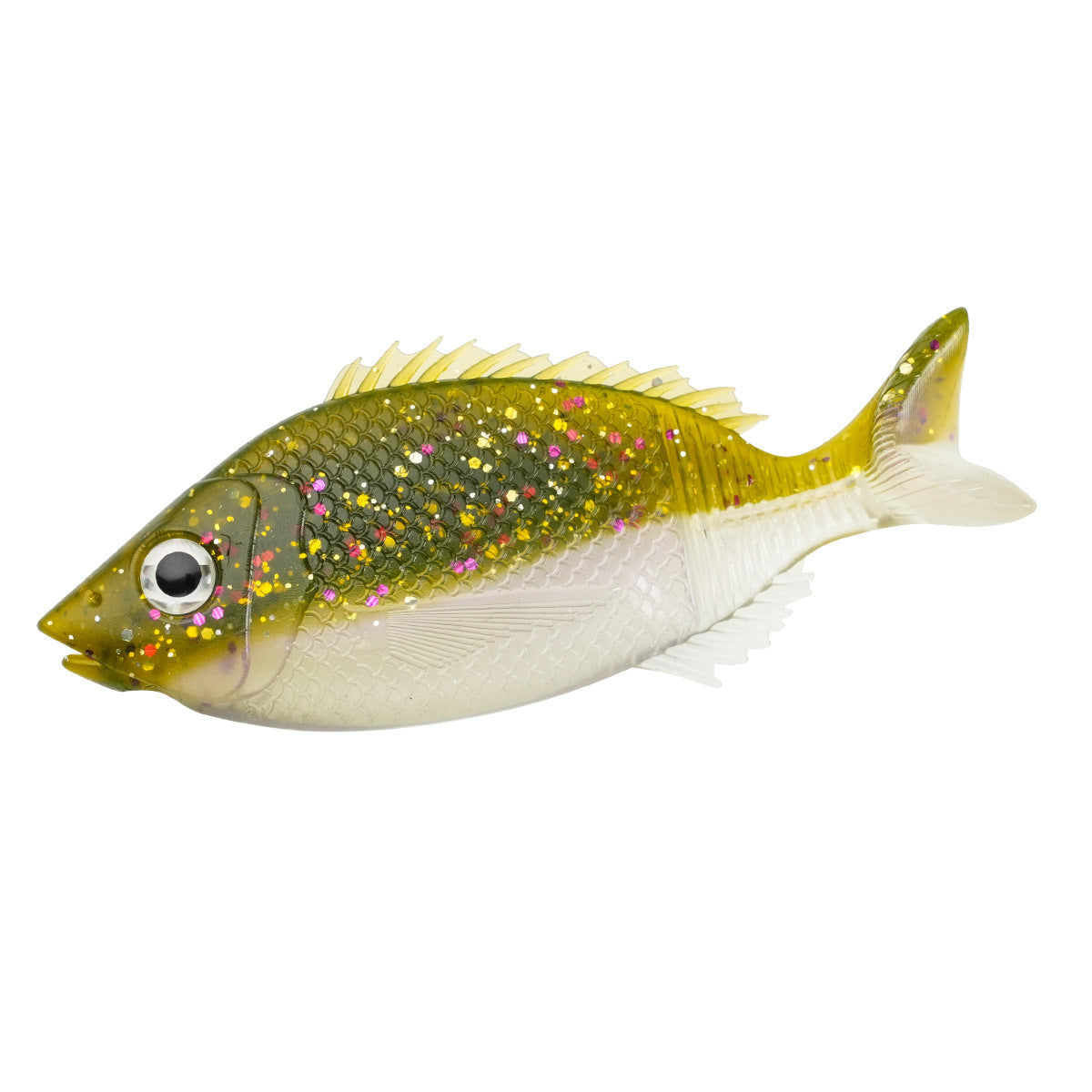 YEZIXIN New Temu Soft Fish Lure for Sunfish Bass Perch Saltwater Freshwater Multi Species Fishing