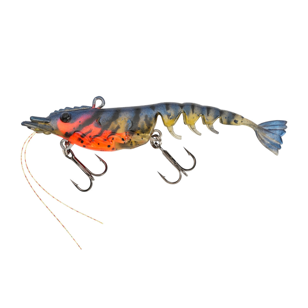 YEZIXIN Multi Joint Lead Head Soft Shrimp Lure 11g Lifelike Articulated Swimbaits for Bass Perch Saltwater Fishing