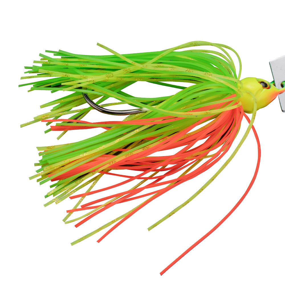 YEZIXIN Beard Jig Weedless Spinnerbait with Silicone Skirt for Bass Perch Fishing 7g 9g 11g